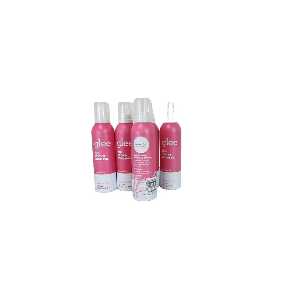 Glee The‎ Shave Mousse Summer Lily 6 Pack 8.1 Oz Each